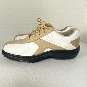 FootJoy Sierra Treks Women’s Golf Shoes White Tan Size 6.5M